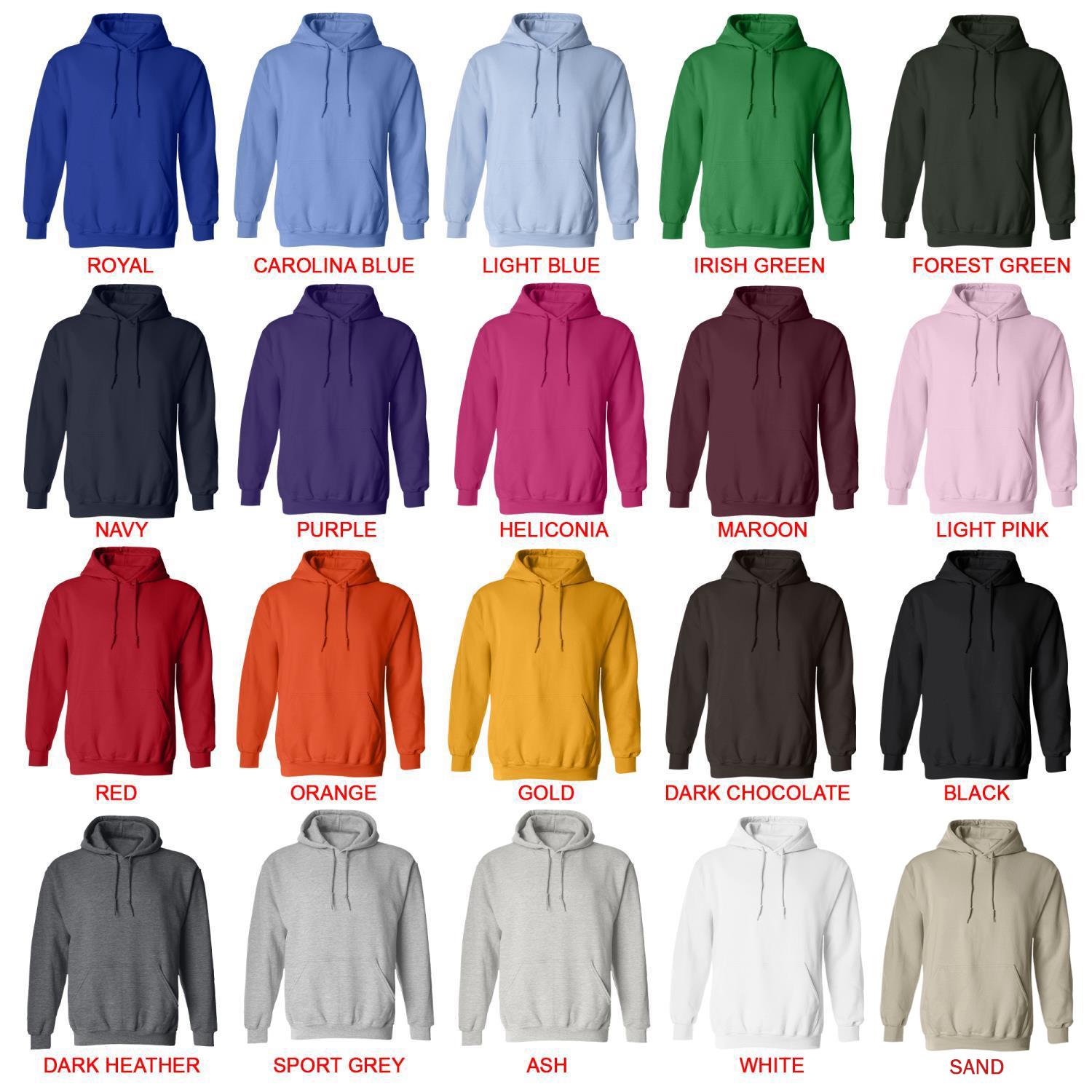 hoodie color chart - Dan Da Dan Shop