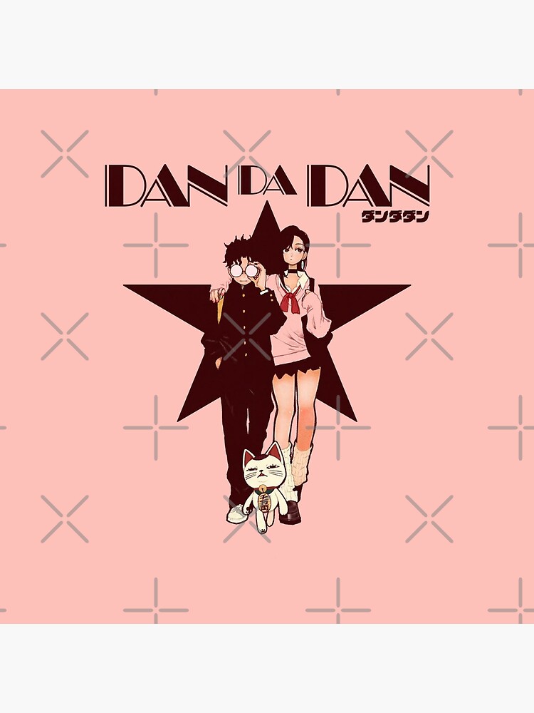Dan Da Dan Ken Takakura And Momo Throw Pillow - Image 2