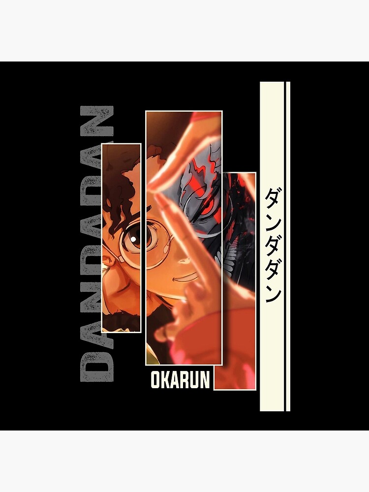 Okarun Dandadan Faces Throw Pillow - Image 2