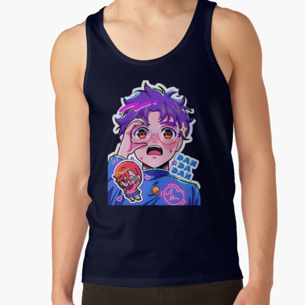 Okarun And Momo Cora Tank Top - Image 5