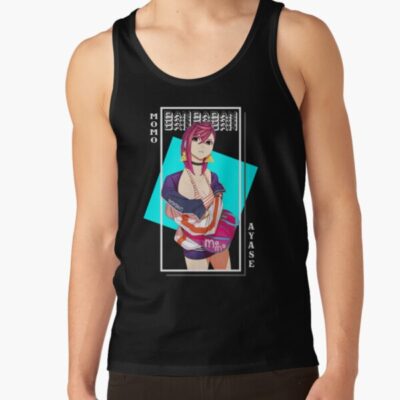 Momo Ayase Dandadan Blue Background Tank Top
