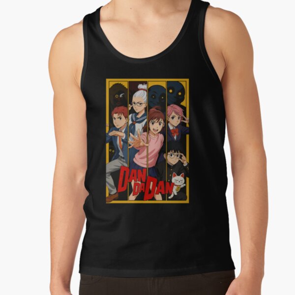 Cat Retro Cute Funny 90s Character Anime Vintage Tank Top