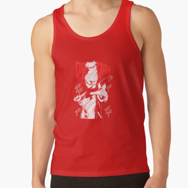 Ddn V2 01 Black White Tank Top - Image 4