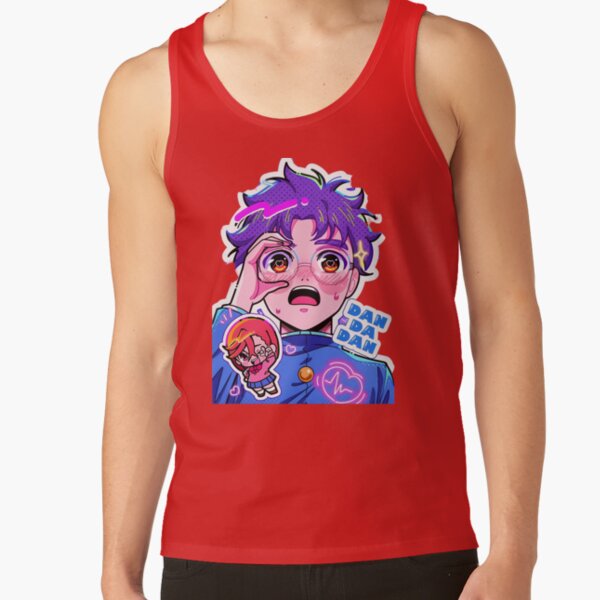 Okarun And Momo Cora Tank Top - Image 4