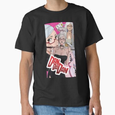 Seiko Ayase Dandadan Black Dress T-shirt
