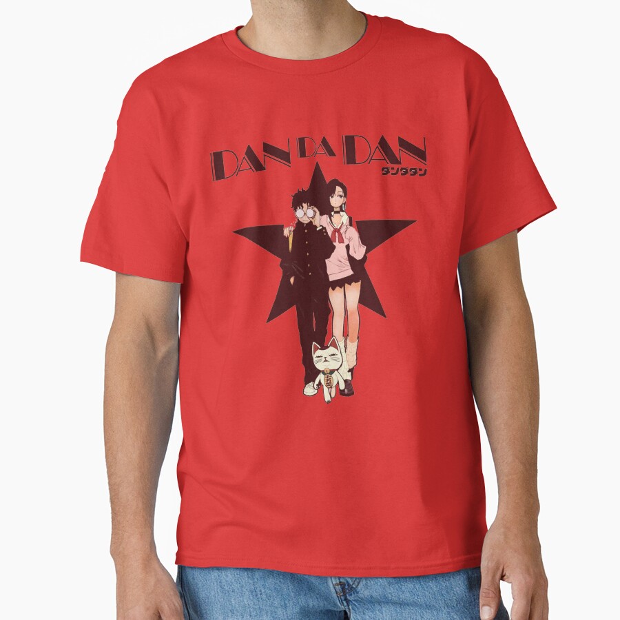 Dan Da Dan Ken Takakura And Momo T-shirt - Image 5