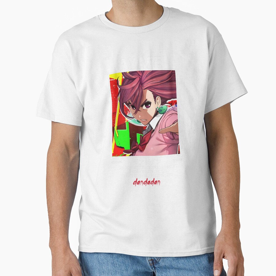 Momo Ayase Dandadan Colorful T-shirt - Image 2
