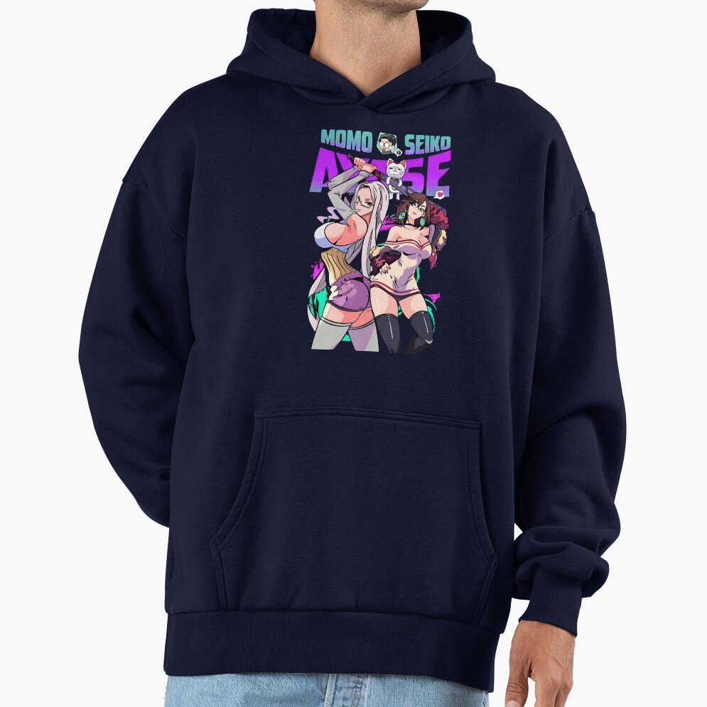 Momo And Seiko Ayase Classic Hoodie - Image 5