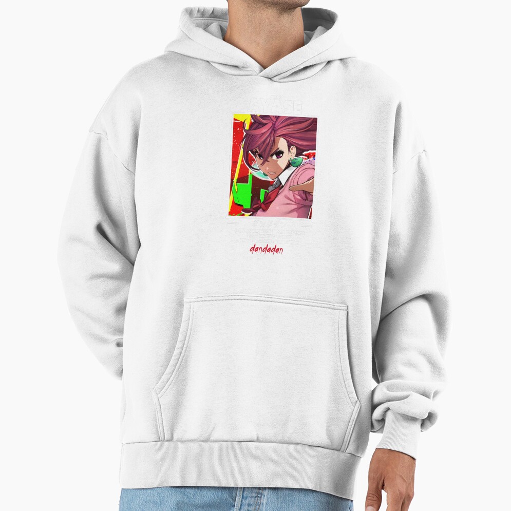 Momo Ayase Dandadan Colorful Hoodie - Image 2