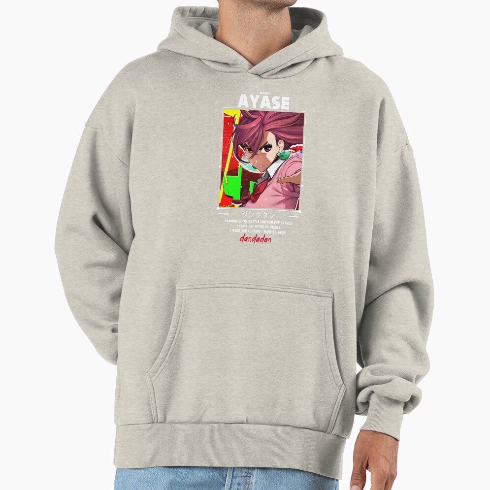 Momo Ayase Dandadan Colorful Hoodie - Image 3