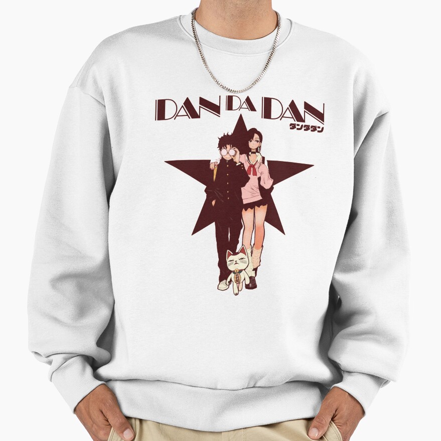 Dan Da Dan Ken Takakura And Momo Sweatshirt