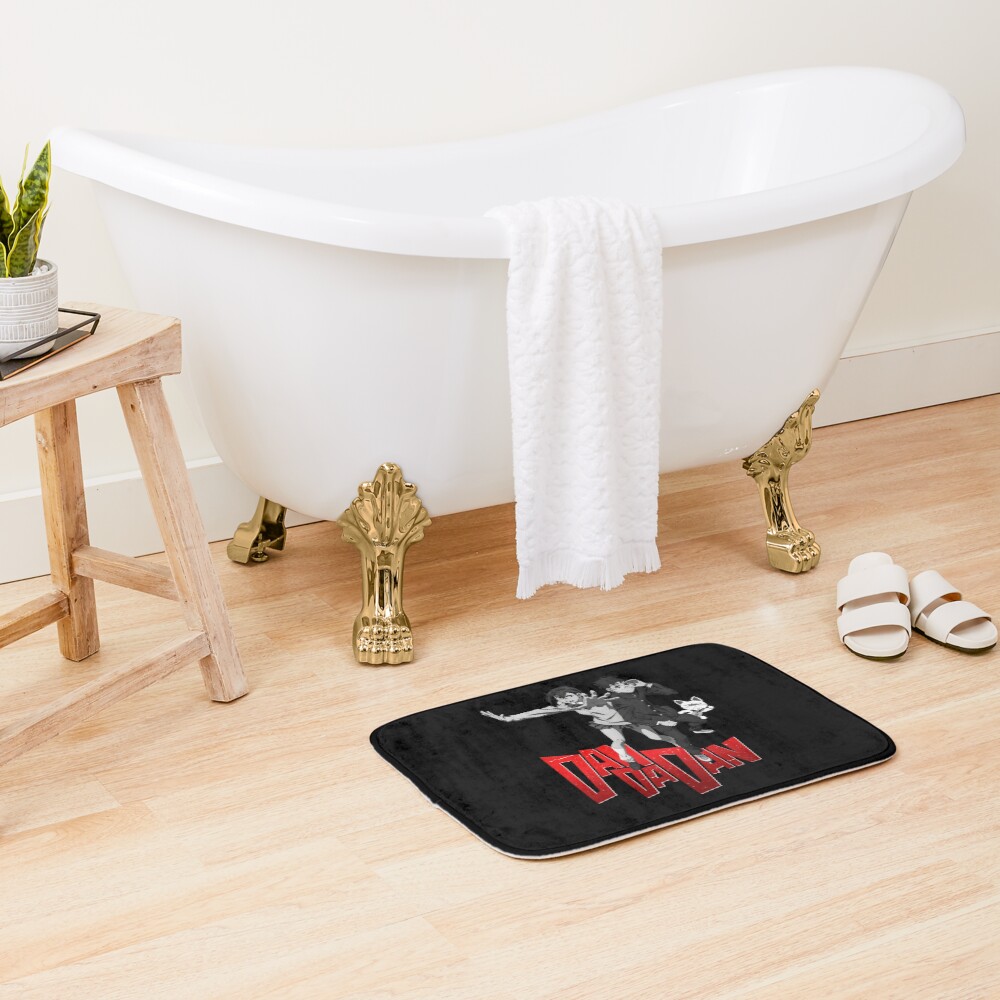 Cute Character Cat Anime Vintage Retro Funny 90s Bath Mat - Image 2
