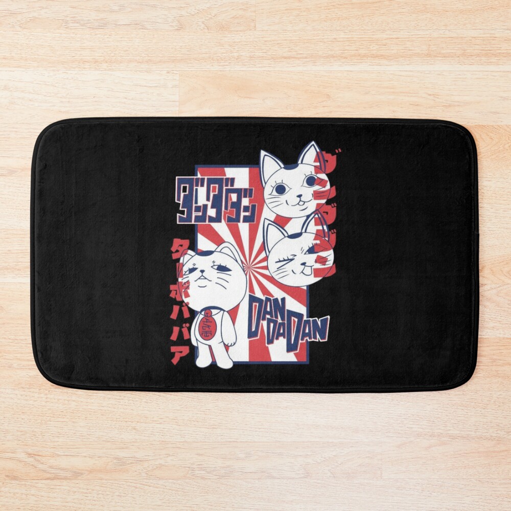 Dandadan Cat Granny Bath Mat