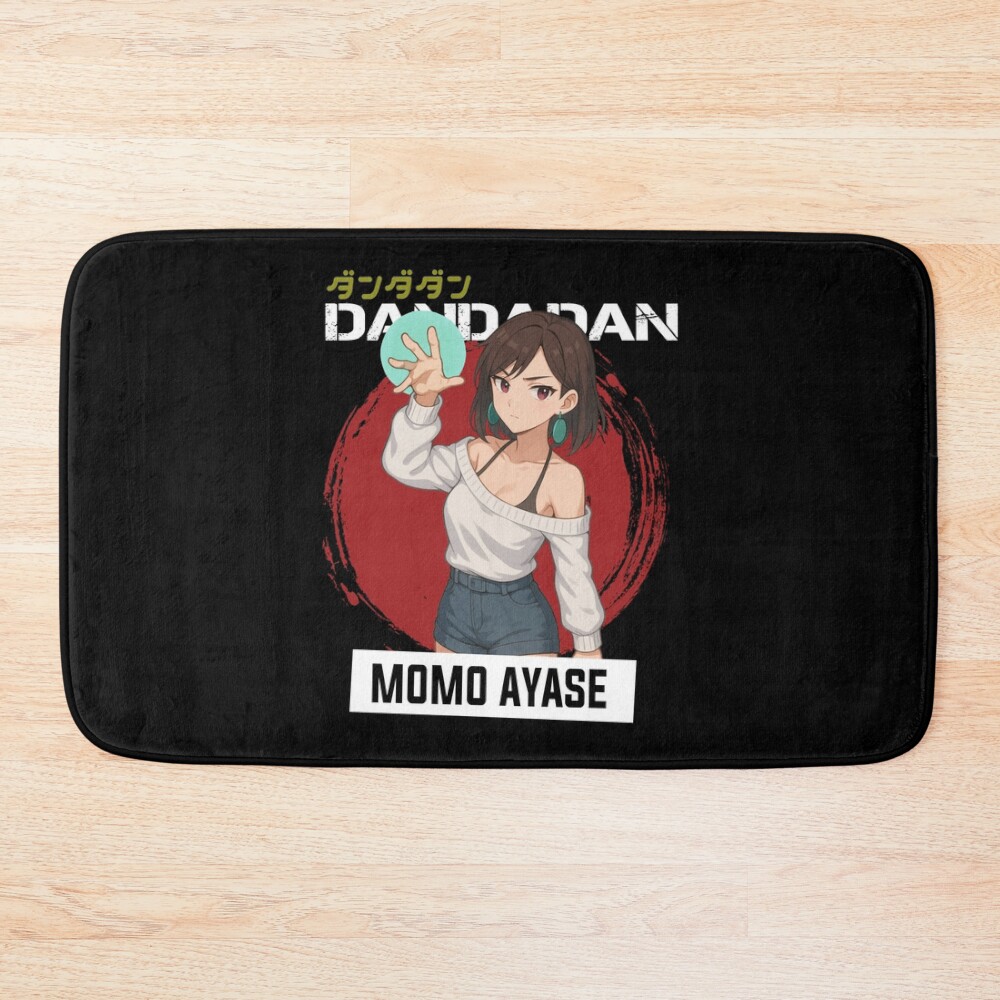 Momo Ayase Dandadan Cute Bath Mat