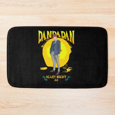 Jiji Dandadan Yellow Background Bath Mat