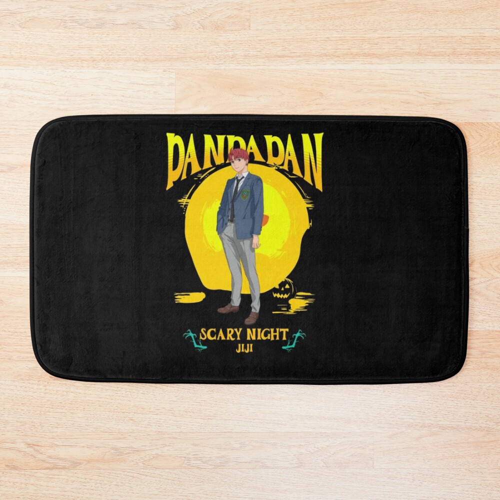 Jiji Dandadan Yellow Background Bath Mat