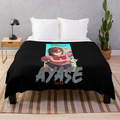 Momo Ayase Dandadan Throw Blanket