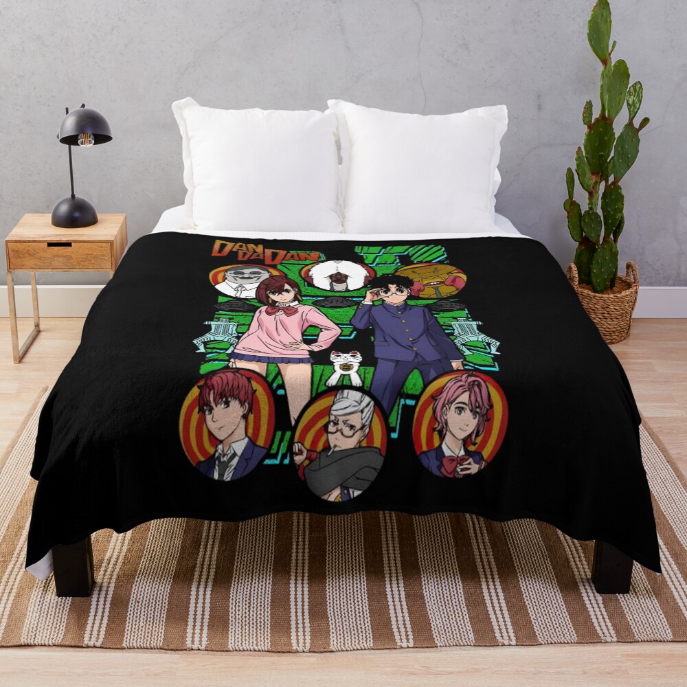Dandadan Team Throw Blanket