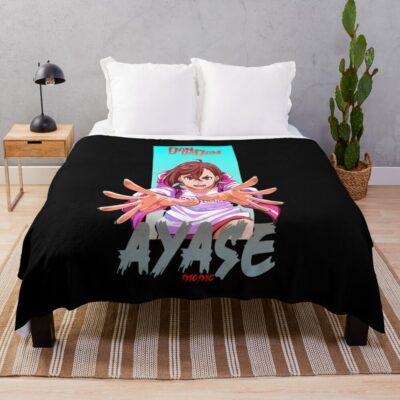 Momo Ayase Dandadan Angry Throw Blanket