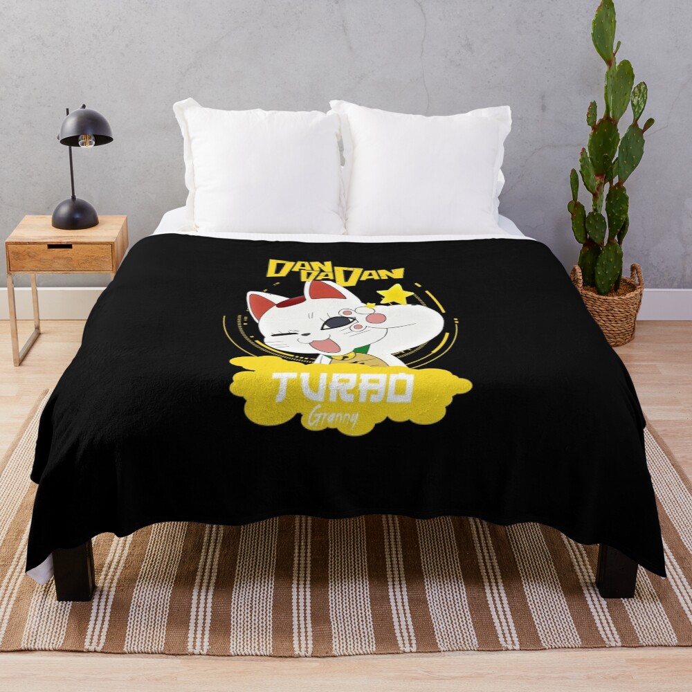 Dandadan Turbo Granny Throw Blanket