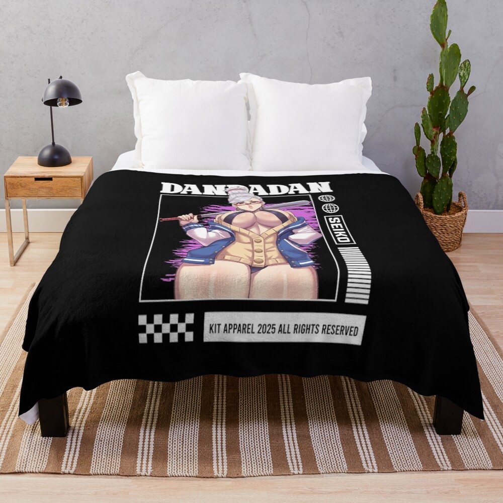 Seiko Ayase Dandadan Sexy Throw Blanket