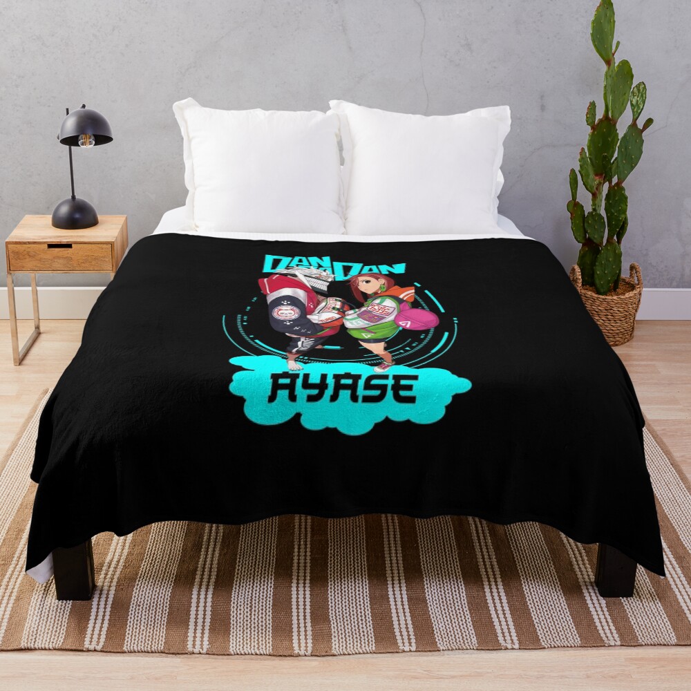 Momo Ayase Dandadan So Cool Throw Blanket