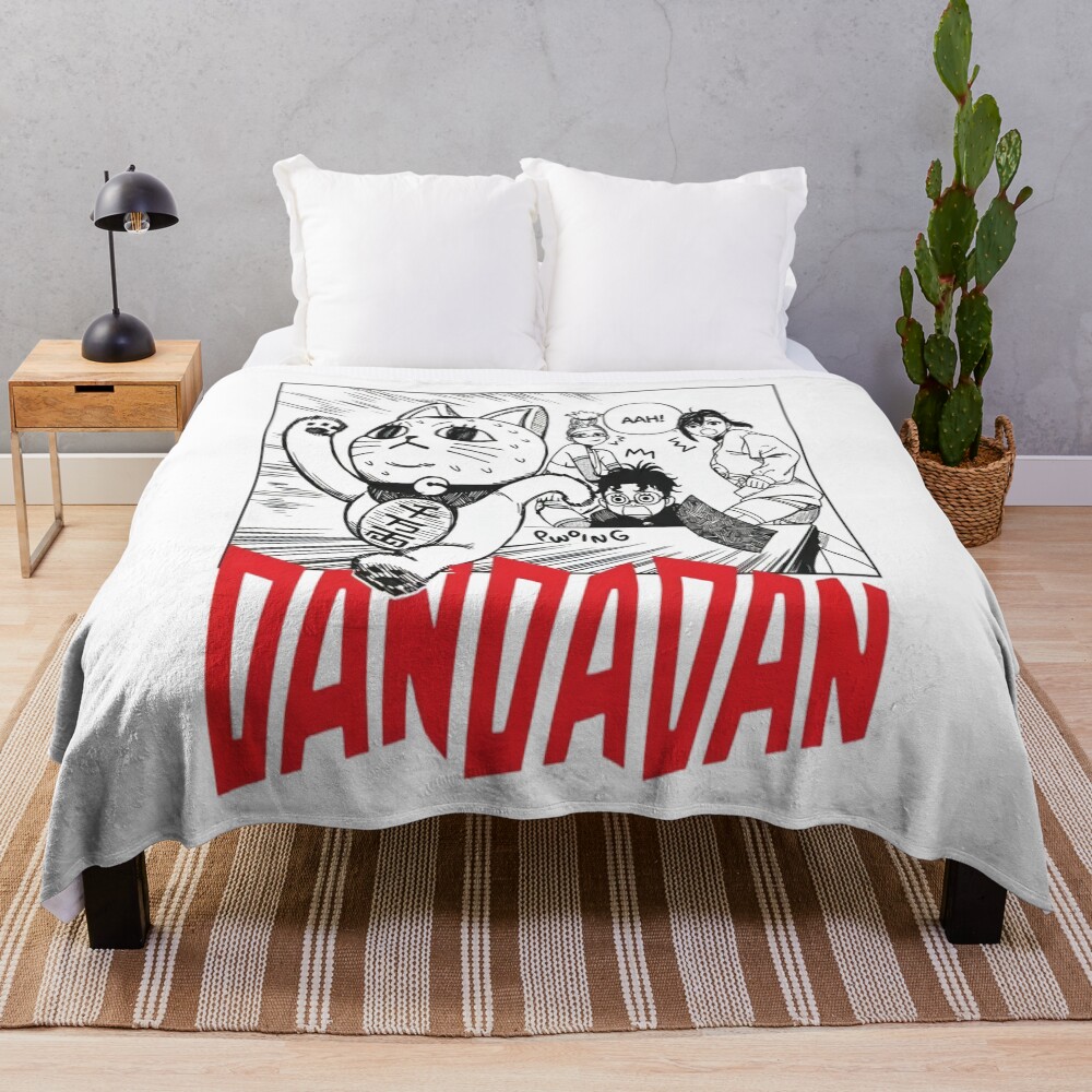 Dandadan Granny Run Throw Blanket
