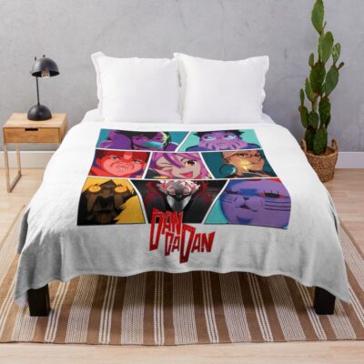 Cool Shonens Mangas Anime Dandadans For Kids For Boys Gift For Anime Fan Throw Blanket