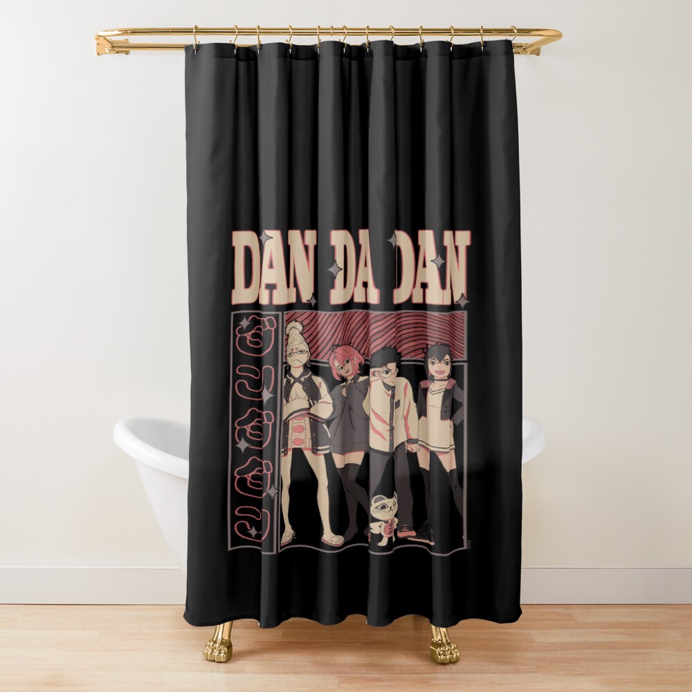 Character Anime 90s Retro Cat Cute Vintage Funny Shower Curtain