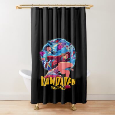 Alien Vs Spirit Clash Shower Curtain