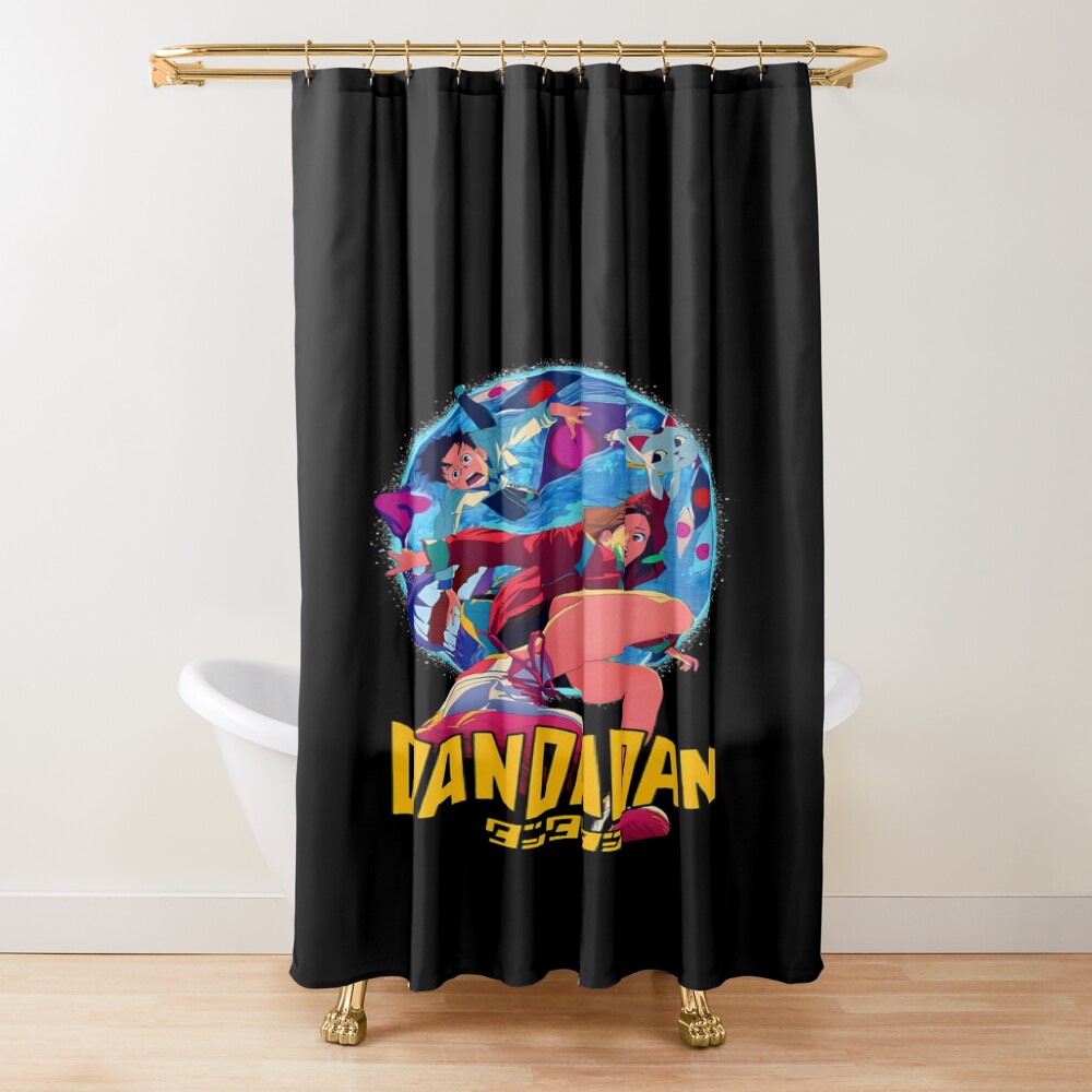 Alien Vs Spirit Clash Shower Curtain
