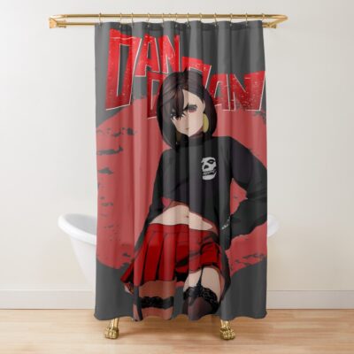 Ayasemomo Dandadan Fanart Shower Curtain
