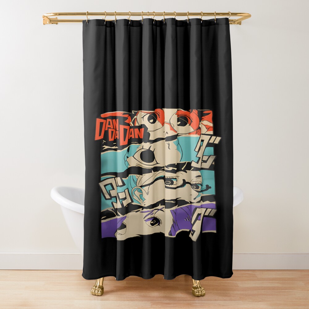 Retro Character Vintage Cat Cute Anime Funny 90s Shower Curtain