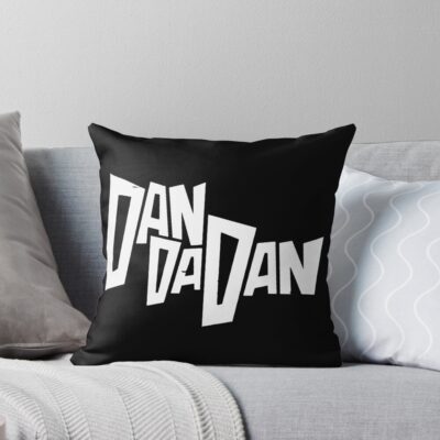 Dandadan High Definition Fonts Throw Pillow