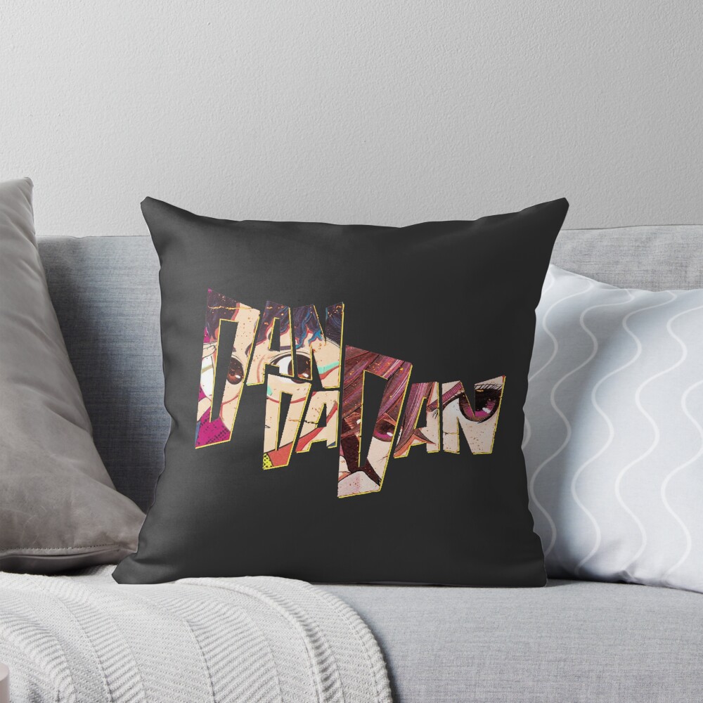 Anime Dan Charalogo Throw Pillow