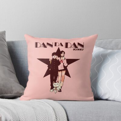Dan Da Dan Ken Takakura And Momo Throw Pillow