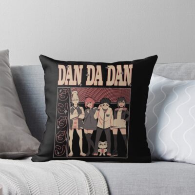 Character Anime 90s Retro Cat Cute Vintage Funny Throw Pillow