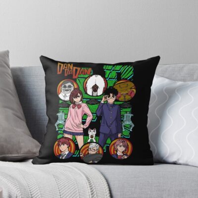 Dandadan Team Throw Pillow