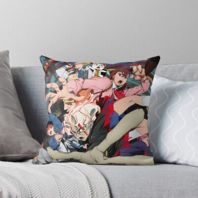 Vintage Dandadan Throw Pillow