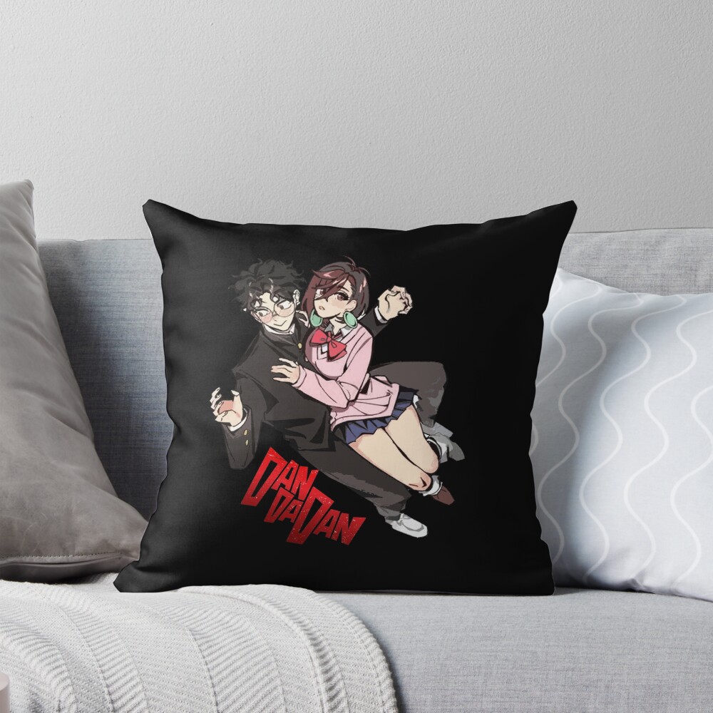 Dan Da Dan Ken Takakura And Momo New Throw Pillow